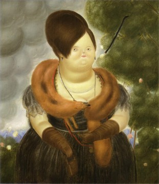 La Primera Dama Fernando Botero Pinturas al óleo